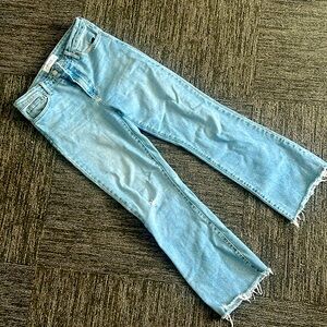 Just Black Denim High Rise Straight Leg Jeans